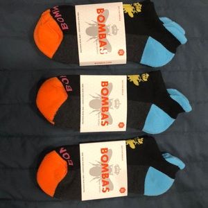 3 pairs Bombas socks Sz M. Bundle and save!  Last